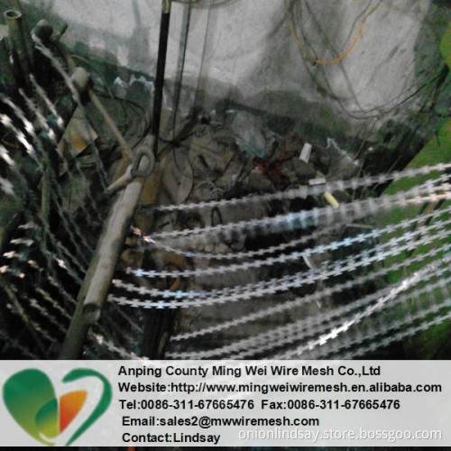 Hot sale! Razor Wire for protection and defence , protective razor barbed wire(Anping relable factory)